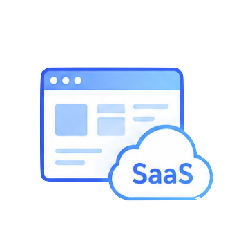SaaSと新規開発のアイコン